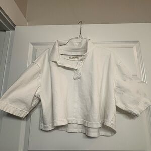 We The Free women’s  Cream Polo Shirt